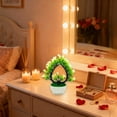 thumbnail image 4 of Ramo de flores artificiales realistas para decoración del hogar., 4 of 6