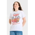 thumbnail image 2 of Women's Cars Lightning McQueen White Graphic T-Shirt - XS, 2 of 2