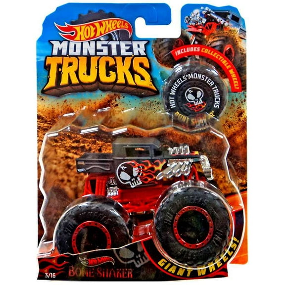Hot Wheels Monster Trucks Bone Shaker Die-Cast Car (Collectible Wheel)