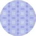 thumbnail image 1 of Ahgly Company Indoor Round Patterned Heavenly Blue Area Rugs, 6' Round, 1 of 6