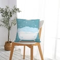 thumbnail image 5 of Fuzoiu Bathtub with Soap Bubbles Print Square Pillow Cover,Hidden Zipper Design,Luxury Square Pillow Case, Throw Pillow,Couch Cushion-22"x22", 5 of 7