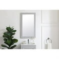 thumbnail image 2 of Aqua rectangle vanity mirror 18 inch in Grey, 2 of 5