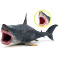 thumbnail image 2 of Juguetes de tiburón grandes Megalodon, figura de tiburón de animales oceánicos surtidos de plástico, criatura marina realista, juguete cognitivo, figura de tiburón para regalo de colección, juguete de, 2 of 6