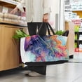 thumbnail image 6 of Jellyfish Large Capacity Reusable Oxford Cloth Laundry Organizer: Foldable Laundry Basket, Bag, and Picnic Basket, 6 of 7