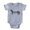 Heather Grey, variant on CafePress - Elongated Equine - Cute Infant Baby Football Bodysuit