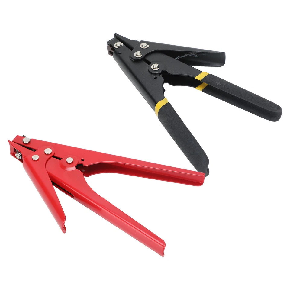 CIRCLE- Portable Nylon Cable Tie Gun Adjustable Tension Plastic Zip Tie Fastening