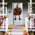 thumbnail image 5 of Bobomoti Halloween Wreath with Witch Legs Pumpkin Door Hanging Garland Front Door for Halloween Decorations Halloween Witch Garland on Clearance, 5 of 5