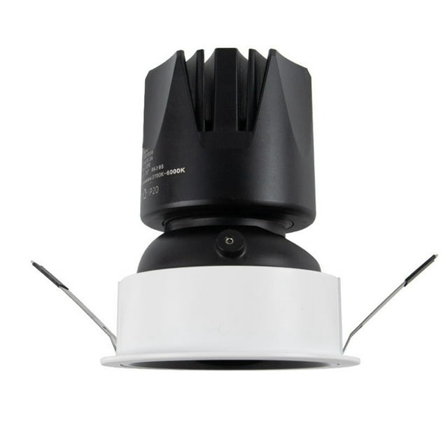 Tuya Zigbee Smart Dimming Spotlight 12W LED Spotlight Anti-Glare Dimmable Ceiling Light Recessed Angle Adjustable A,1 x Spotlight