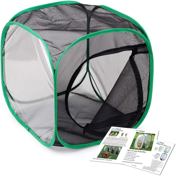 NexTone Insect and Butterfly Habitat Cage Terrarium Pop-up 23.6 Inches Tall
