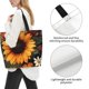 thumbnail image 3 of Fotbe Sunflower Floral Butterfly Bolsa Tote Estética de Lona con Estampado para Mujer - Bolsa Reutilizable de Hombro Casual para Vacaciones, Compras, Trabajo y Gimnasio, 3 of 8