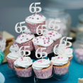 thumbnail image 4 of Cupcake Toppers Sotpot Happy 65th Birthday 65 años, paquete de 30, 4 of 6
