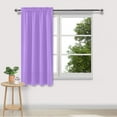 thumbnail image 2 of Bedroom Sound Insulation Curtains Heat Insulation Energy Saving 135x160cm/53x63 Inches, Scandinavian Solid Colour Silk Curtain Panel for Kitchen Home, 2 of 3