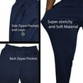 thumbnail image 2 of Men's Sweatpants Yoga Pants with Zipper Pockets – Stretch & Comfort, 2 of 6
