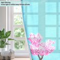 thumbnail image 4 of Pixel Cherry Blossom Breathable Sheer Curtains 63x42in Soft Light Filtering, UV Protection and Thermal Insulation, 4 of 7