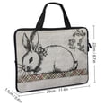 thumbnail image 2 of AWERP Bunny Bow Annabel Kidston Laptop Bag Diving Fabric Computer Protective Handle Case 10inch, 2 of 5