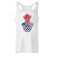 thumbnail image 2 of Anbech Women Graphic American Flag Tshirt Sleeveless Pineapple 4th of July Tanktop, 2 of 7