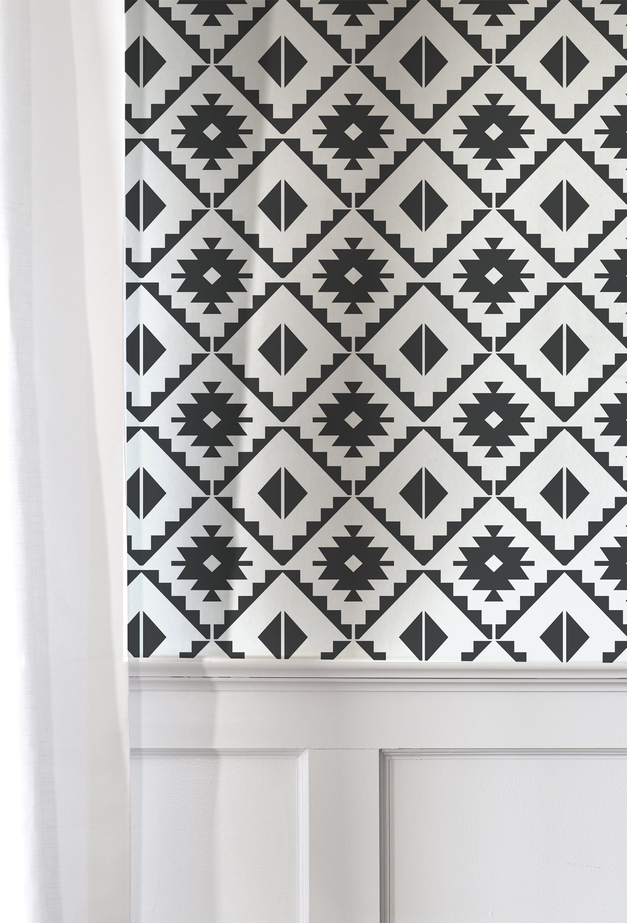 NextWall Southwest Tile Peel and Stick Wallpaper