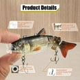 thumbnail image 3 of Automatic Swimming Bait LED Lights, Multi Section Fish, USB Rechargeable, 3 of 9