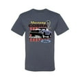 thumbnail image 2 of Wild Bobby, Mustang Cobra Performance Ford Cars and Trucks Men Graphic Tee, Vintage Heather Blue, Small, 2 of 6