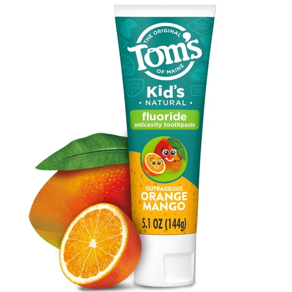 Tom's of Maine Children's Orange Mango Anticavity Toothpaste, 5.1oz