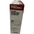 thumbnail image 4 of Hyper Tough RC20-HT Retractable Clothesline, 20 Ft, White, Indoor/Outdoor Mountable Drying Line, 4 of 6