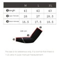 thumbnail image 6 of One Pair Ice Fabric Breathable UV Protection Running Arm Sleeves Fitness Basketball Elbow Pad Sport Cycling Arm Warmers, 6 of 8