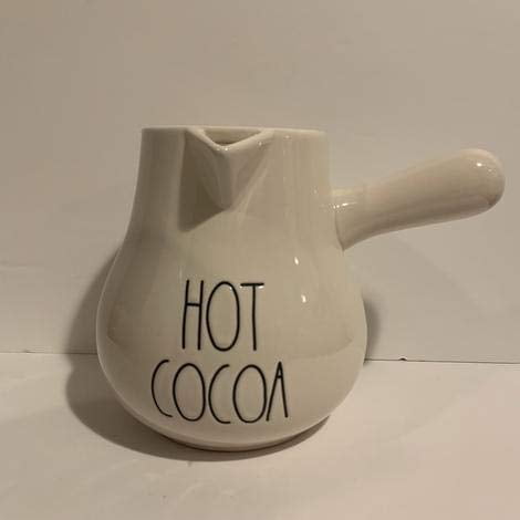 Rae Dunn Hot Cocoa Pot Ceramic Dishwasher Safe Very Rare Walmart Com Walmart Com