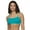 Tile Blue, variant on - Super Soft Modal Bralette - Adjustable Straps, Moisture Wicking Lounge Bralette (Warm Neutral, Medium)