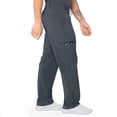 thumbnail image 3 of Urbane Performance Four-Pocket Cargo Scrub Pants for Men: Modern Tailored Fit, Tapered Leg Medical Scrub Pants 9254, 3 of 9