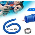 thumbnail image 3 of 4pcs/Set 1.25-Inch Pool Hose, Replacement Pool Hoses for Above Ground Pools, 1 1/4 Diameter Hose, 59" Long Filter Pump Hose, 4 Pack Pool Pump Hose with 8 Metal Clamps, 3 of 8