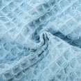 thumbnail image 3 of CTIRCHIU Wafer Grid Texture Hand Towels Blue Polyester Water Absorbing Towel 1Pack, 3 of 8