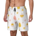 thumbnail image 1 of Lsque Funny Chicken Pattern Mens Swim Trunks- Bathing Suit Compression Liner - Beach Swim Shorts Swimwear - (S-3XL) - Stretch Quick Dry-X-Large, 1 of 6