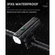 thumbnail image 5 of Lámpara para bicicleta ROCKBROS 1500 lúmenes recargable con USB-C, 5 of 7