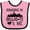Pink and Black, variant on Inktastic Dallas Texas Someone Loves Me Boys or Girls Baby Bib