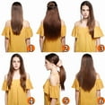 thumbnail image 6 of SEGO Hidden Invisible Top Human Hair Extensions One Piece Secret Miracle Wire In Human Hair With Fish Line, 6 of 6