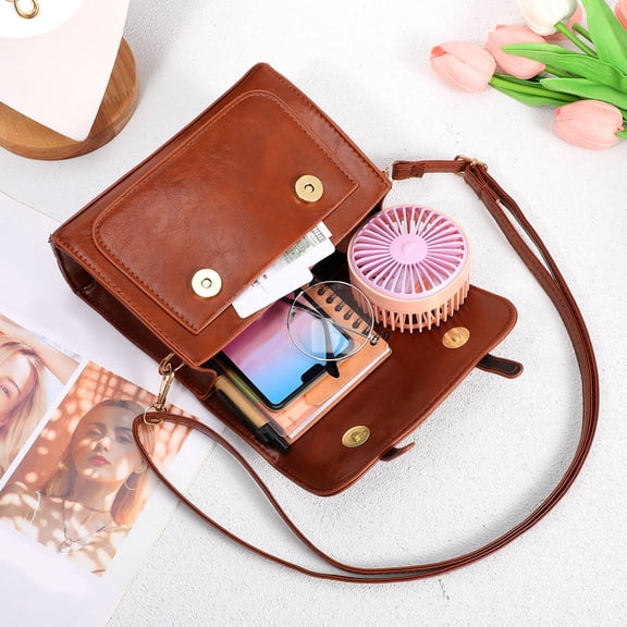 FRCOLOR Travel Classy Handbag Woman Shopping 18.20X16.50X8.50CM Light Brown