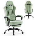 thumbnail image 3 of CONCETTA gaming chair, office chair with high backrest and computer chair, is an ergonomic adjustable rotating office chair. Available in black, white, khaki, pink and blue., 3 of 6