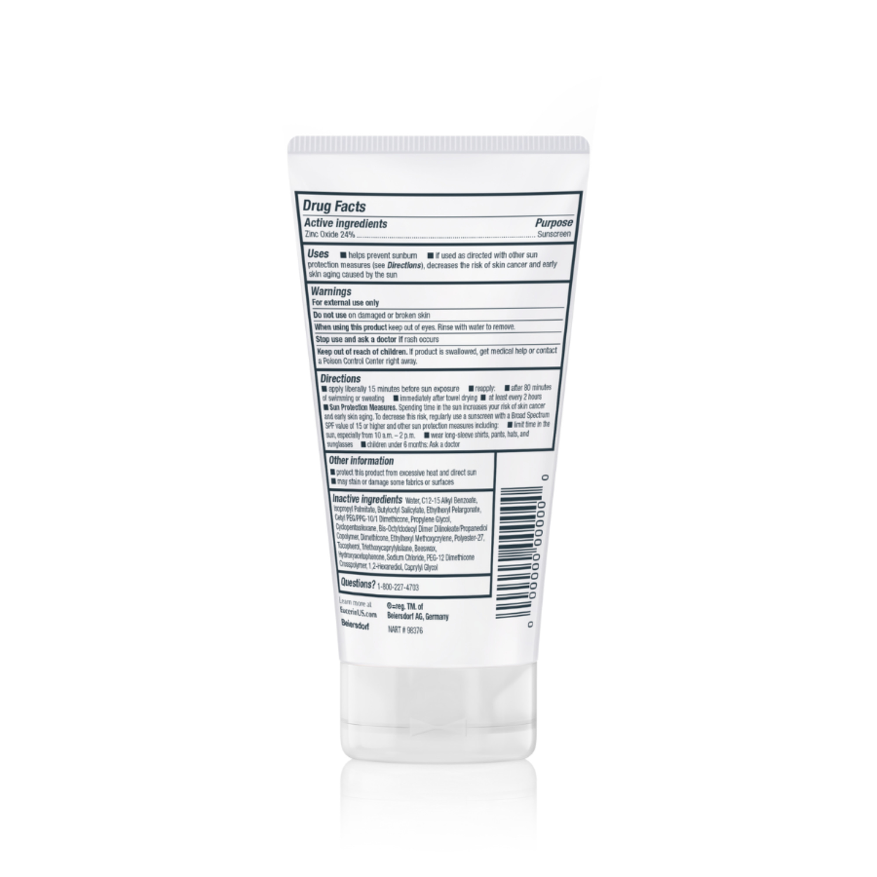 Eucerin Sun Sensitive Mineral Baby Sunscreen SPF 50, 4 oz photo 3