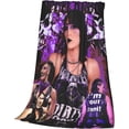 thumbnail image 3 of Rhea Wrestler Ripley Throw Blanket Lightweight Air Conditioner Blanket King Size Blankets for All Seasons Funny Blankets for Office for Running 40"x30", 3 of 8
