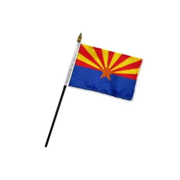 Arizona 4x6in Stick Flag
