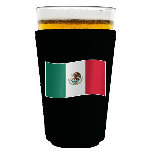 World Countries Flag Pint Glass Coolie (Mexico)