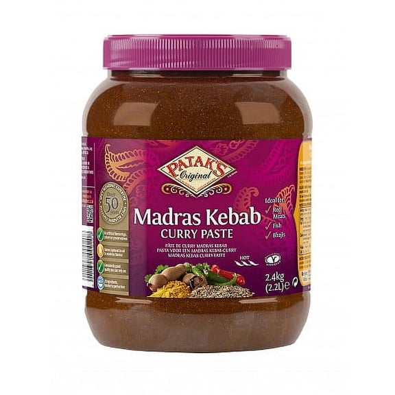 Patak's Original Madras Kebab Curry Paste 2.4kg (pack of 1)