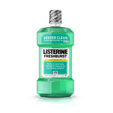 (2 pack) Listerine Freshburst Antiseptic Mouthwash for Bad Breath, 1.5