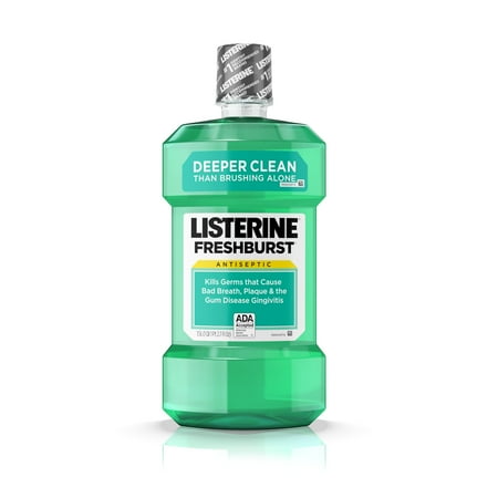 (2 pack) Listerine Freshburst Antiseptic Mouthwash for Bad Breath, 1.5