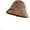 Brown, variant on YooGuoGuo Straw Bucket Hats for Women New Folding Outdoor Beach UV Protection Basin Hat for Lady Solid Color Bowler Cap