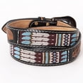 thumbnail image 2 of HILASON Western Genuine Leather Belt for Men Women Cowboy Cowgirl Handmade Unisex Full Grain Heavy Duty Tooled Beaded Belt, 2 of 4