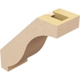 thumbnail image 5 of Ekena Millwork 3"W x 8"D x 8"H Baker Rough Cedar Woodgrain TimberThane Knee Brace, Primed, 5 of 6