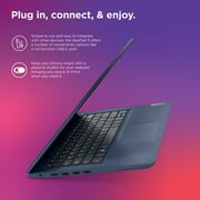 Lenovo Ideapad 3 14 FHD Laptop, AMD Ryzen 7 5700U, 8GB RAM, 512GB SSD, Windows 11 Home, Abyss Blue, 82KT00V8US