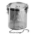 thumbnail image 1 of Abbracc Stainless Steel Tea Ball Wire Mesh Spice Strainer for Home 1.3L, 1 of 6