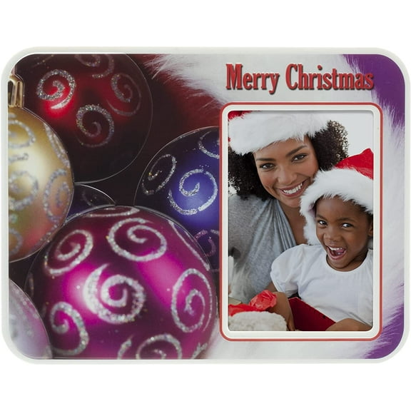 Neil Enterprises Inc. Christmas Ornament 2.5" x 3.5" Puff Picture Frame - Pack of 50